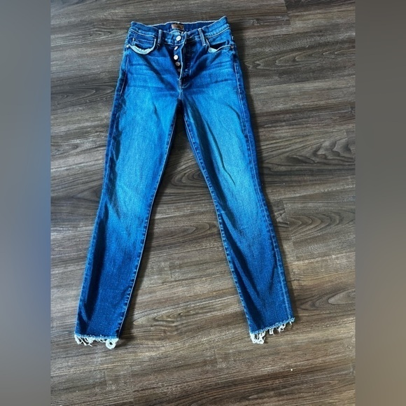 MOTHER The Stunner Ankle Fray in Change Is In The Air - Picture 2 of 13